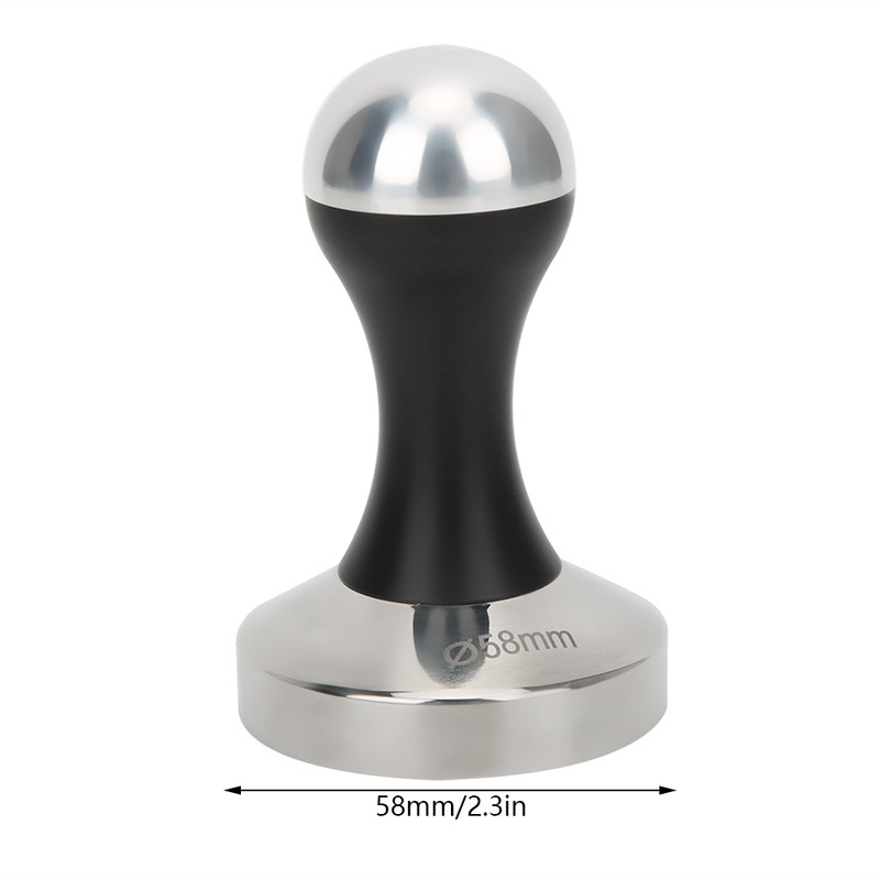 58mm Bottom Stainless Steel Coffee Tamper with Frosted Handle Coffee