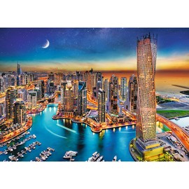 Trefl 37455 Prime 500 Elements Thickest Cardboard, Cityscape, Modern, Creative Entertainment for Adults and Children from 10 Years High Element, Puzzle UFT Cityscape: Dubai, United Arab Emirates