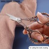 Hisuper Embroidery Scissors with Leather Scissors Cover Stainless Steel Scissors