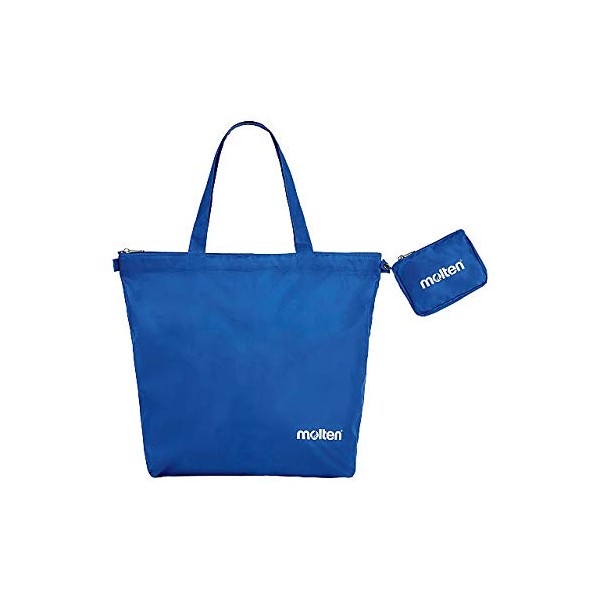 Molten KM0090-B Tote Bag, Zipper Type, Blue