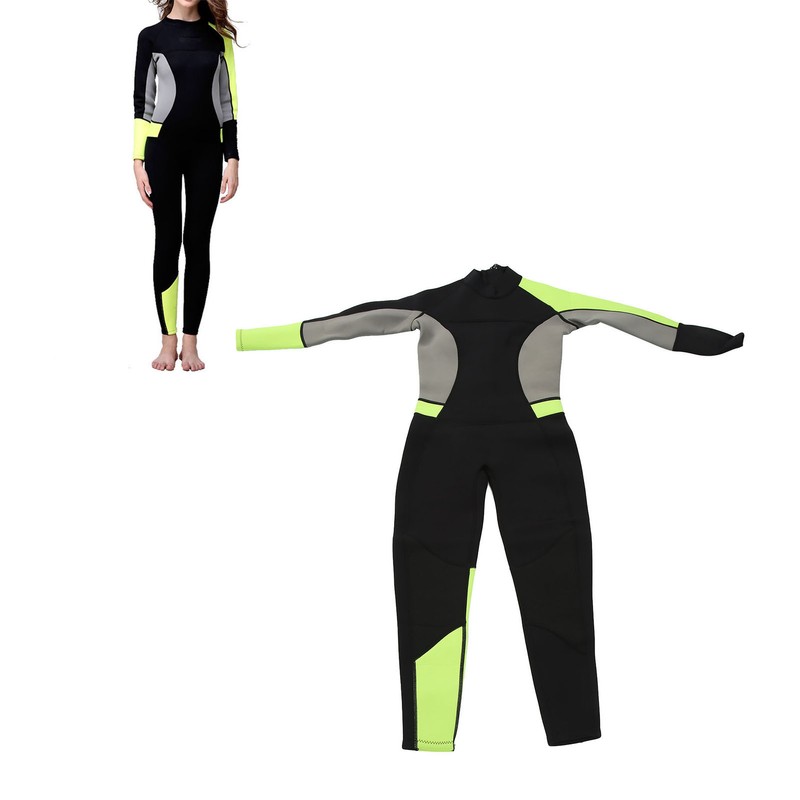 3mm Thickened Wetsuit Womens One Piece Cold Proof Warm Diving