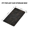 HERRIAT Car Registration and Insurance Card Holder,Marble Leather Vehicle Glove