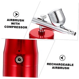 jojofuny Professional Airbrush Kit for Nails Makeup Airbrush Pen Set for Manicure Easy to Use Stainless Steel