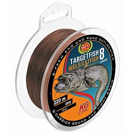 WFT TF8 Catfish Brown 0.60 mm 220 m 60 kg – Catfish Line for Fishing Catfish, Catfish Line for Catfish Fishing, Braided Fishing Line