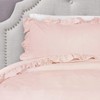 Lush Decor Reyna Comforter Ruffled 3 Piece Bedding Set with