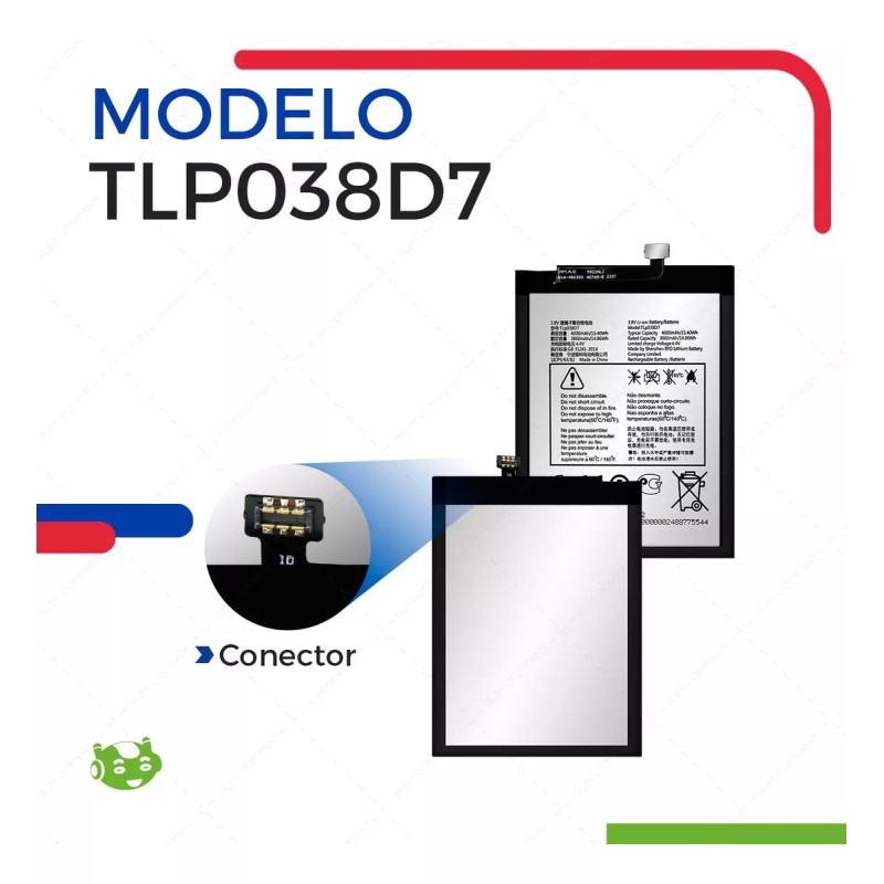 Slim Company Bateria Para Tcl 10 Se T766s T766h 20e