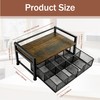 QTRQTR Tea Bag Organizer And Storage with Drawer Teabag Holder