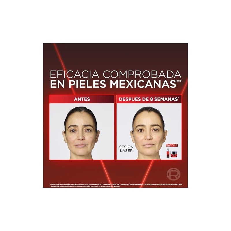 L'Oréal Paris Revitalift Laser Crema de Día Antiedad Triple Acción,