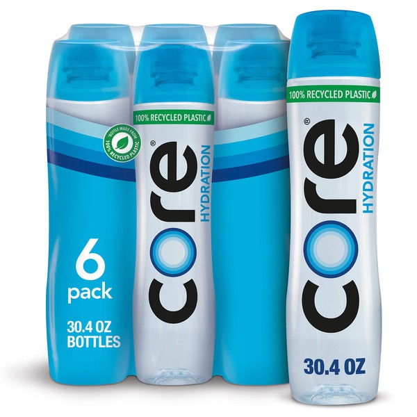 CORE Hydration Nutrient Enhanced Water 30.4 Fluid Ounce Water Bottles, 6 Pack