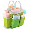 7 Pocket Shower Caddy Tote (Green)