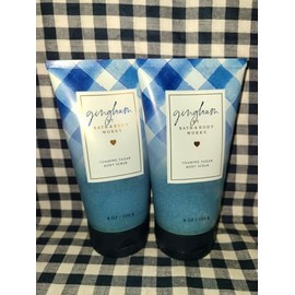 2 GINGHAM Foaming Sugar Body Scrub 8 oz Bath Body