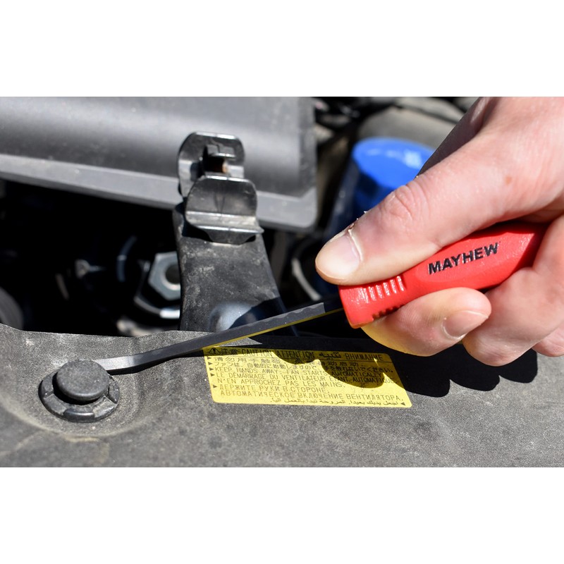 Mayhew Tools 31092 Mini Pry Bar, 2-Piece Set, Red