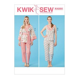KWIK-SEW PATTERNS Kwik Women's Long Sleeve Top, Sleeveless Blouse, and Pants Sewing Patterns by Kerstin Martensson, Sizes XS-XL