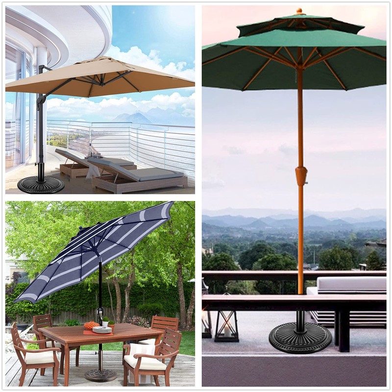 4 Pcs Patio Umbrella Parasol Base Stand Hole Ring Plug
