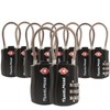 TravelMore 10 Pack TSA Approved Travel Combination Cable Luggage Locks