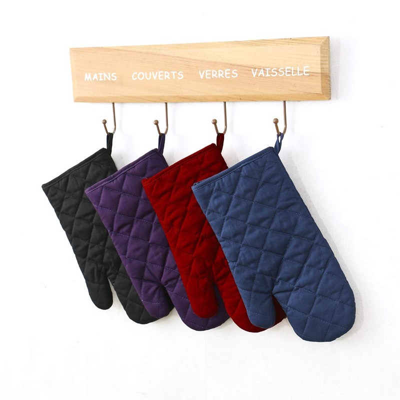Anyi Oven Mitts Professional Heat Resistance Kitchen Cotton Oven Gloves