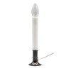 Creative Hobbies Electric Window Candle Lamp with Pewter Plated Base,