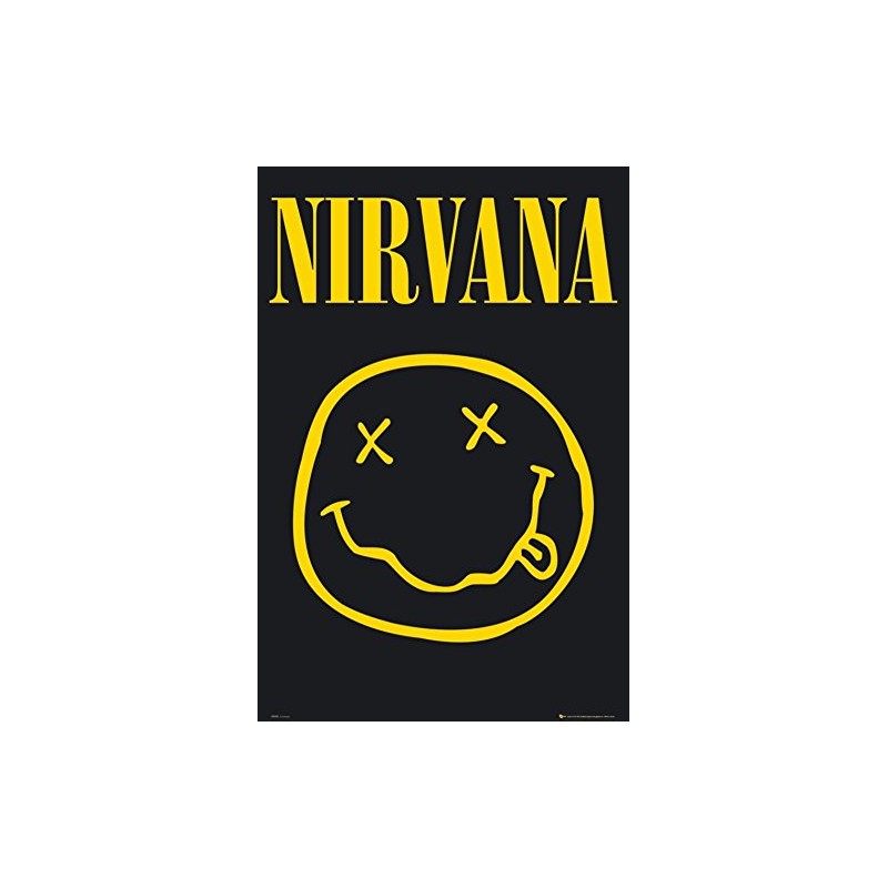 GB Eye Nirvana Smiley Poster