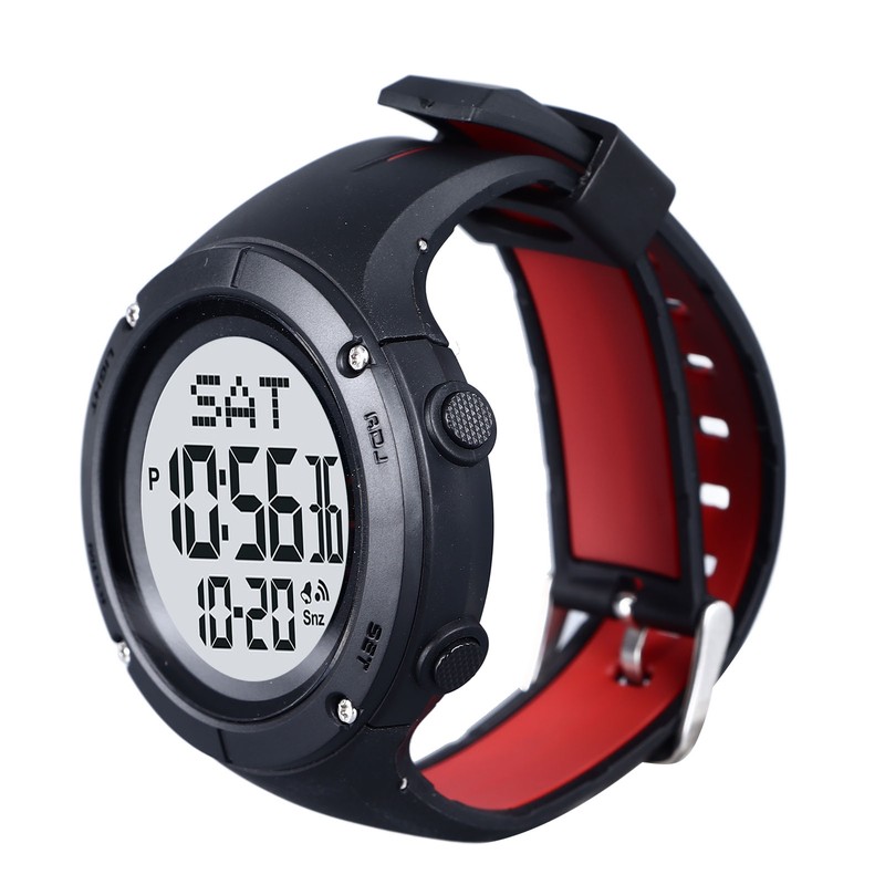 Digital Sports Watch Alarm Stopwatch Timing Waterproof Electronic Wrist Watch