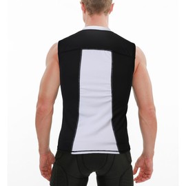TUOY Padded Sleeveless Shirt Compression Protective Shirt - Size: L
