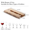 Vaisoeny Wine Glass Holder - 2 Pack Under Cabinet Translucent