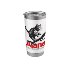 ALANA - Adorable girl name with cute Cat Stainless Steel Insulated Tumbler