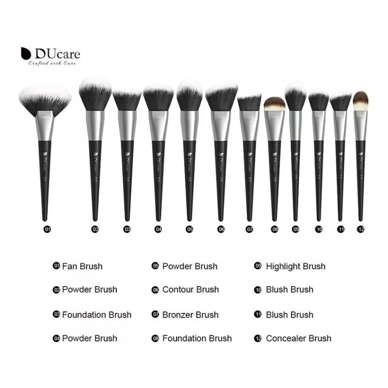 DUcare Juego De Pinceles De Maquillaje Profesional Ducare 32 Piezas