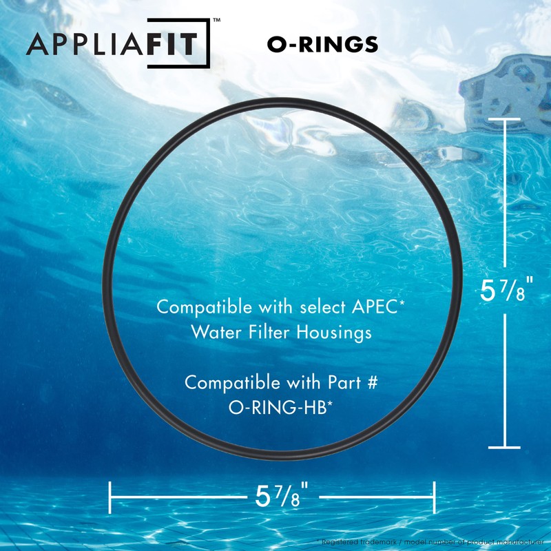 AppliaFit O-Rings Compatible with APEC Systems O-Ring-HB for 10" or