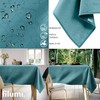 Filumi Tablecloth 110 x 200 cm Blue Washable for Indoor