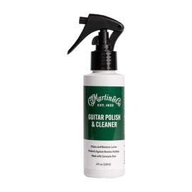 Martin Guitar Polish & Cleaner – 4 oz Spray Bottle | Cleans, Restores, and Protects | Made with Carnauba Wax for a Natural Shine