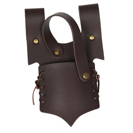 LIFKOME 2pcs Medieval Leather Frog Costume Accessory for Cosplay Stage Performance Comfortable Holder for Renaissance Viking Themed Events Deep