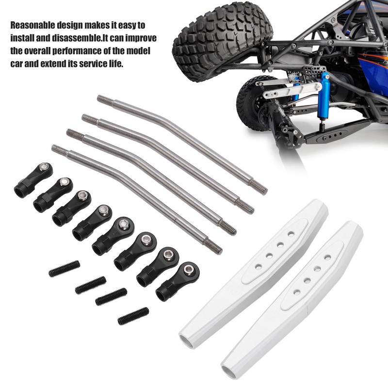 RC Metal Rear Trailing Arms with Suspension Linkage Link Rod