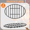 Nuogo 2 Pcs Roasting Rack Roasting Pan Approximately 12 x