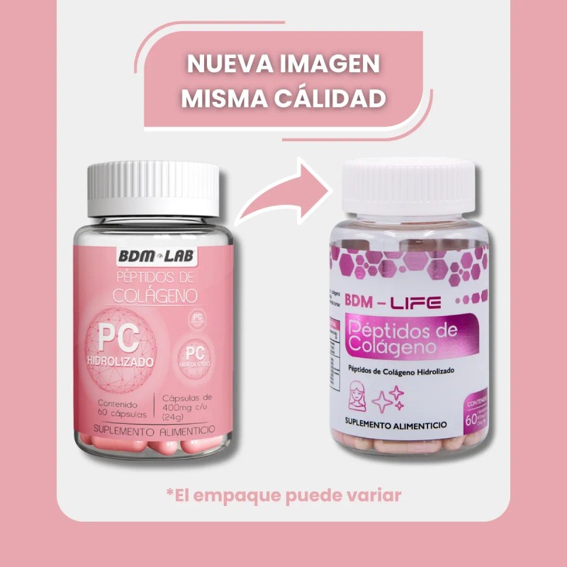 Do Pack Pptidos De Colgeno Suplemento Alimenticio Bdm Lab Sabor