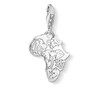 Thomas Sabo Damen Charm-Anhänger Afrika 925 Sterling Silber 1417-637-21