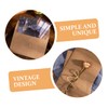 jojofuny 24Pcs Retro Office Wire Storage Envelopes Brown Kraft Paper