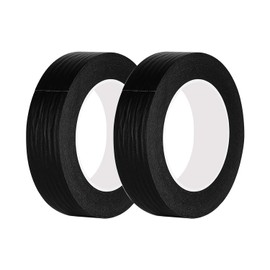 Qrity 2 Stück Abdeckband, 30mm x 50m, Malerkrepp Abdeckband, Malerkrepp für Malerarbeiten und Dekoration, Schwarz