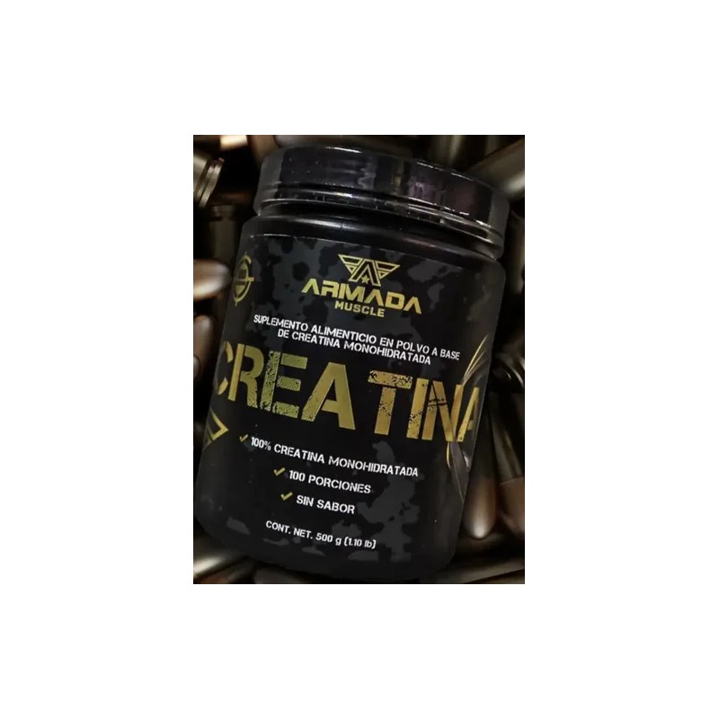 Creatina Monohidratada en Polvo Armada Sin Sabor de 1 kg