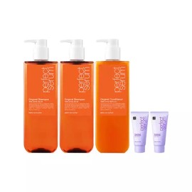 Mise en Scène 미쟝센 퍼펙트 세럼 샴푸 오리지널 680ml, 2개+컨디셔너 680ml, 1개 매직스트레이트 트리트먼트 31ml, 2개 [미쟝센 퍼펙트 세럼 컨디셔너 680ml 슈] Mise-en-scène Perfect Serum Shampoo Original 680ml, 2 pcs + Conditioner 680ml, 1 pc Magic Straight Treatment 31ml, 2 pcs [Mise-en-scène Perfect Ser