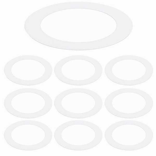 10pcs Goof Rings, Recessed Light Trim Ring, ID 3.19", OD