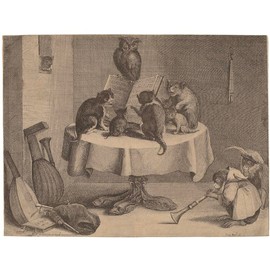 CafePress The Cat's Concert 24"x13" Large Weekender Tote