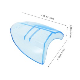 SHINEOFI 2Pairs Sturdy Side Shields for Glasses Flexible Eye Glasses Side Shields for Protection Against Side Splashes Lightweight Tpu Material Outdoor Safety Accessory