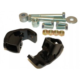 Iron Rock Off Road TJ Bolt-On Rear Shock Relocation Brackets