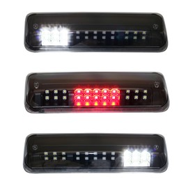 DimFlux 3rd Break Light LED High Mount Stop Light Compatible with 2004-2008 Ford F150 Brake Light Rear Brake Light 2005 2006 2007 F150 Third Brake Light brakelight（Black）