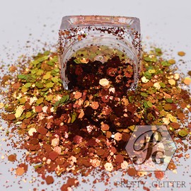 12 Colors Boxes Set Color Shifting Chunky Mixes Glitter Sequins for Festival Rave Beauty Makeup Face Body Nail Craft Art Decoration BSL (12 Colors Set)