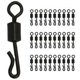 FYHJNC 30 Pieces Quick Change Swivels Fishing Barrel Swivel Rolling Fishing It Is A Necessary Fishing Accessory For Anglers