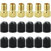 6PCS Presta Valve Adaptors, Convert Presta to Schrader Adapter for