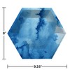Watercolor Wash Blue Dessert Plates, 8 ct