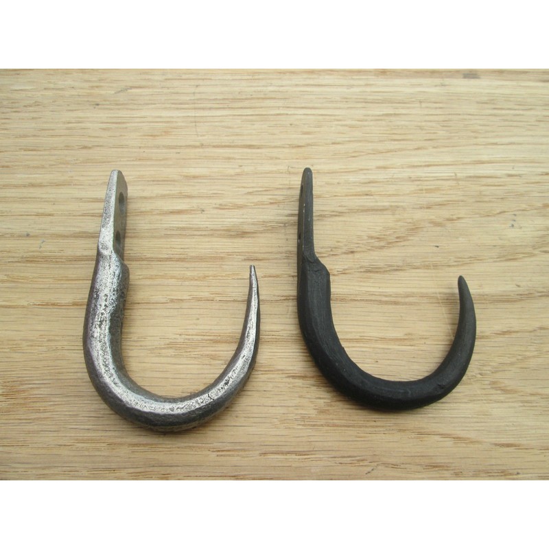 IRONMONGERY WORLD® Hand Forged Blacksmith Vintage Wrought Iron Kitchen Meat