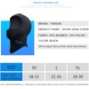 Capucha de buceo – Neopreno de neopreno de 3 mm